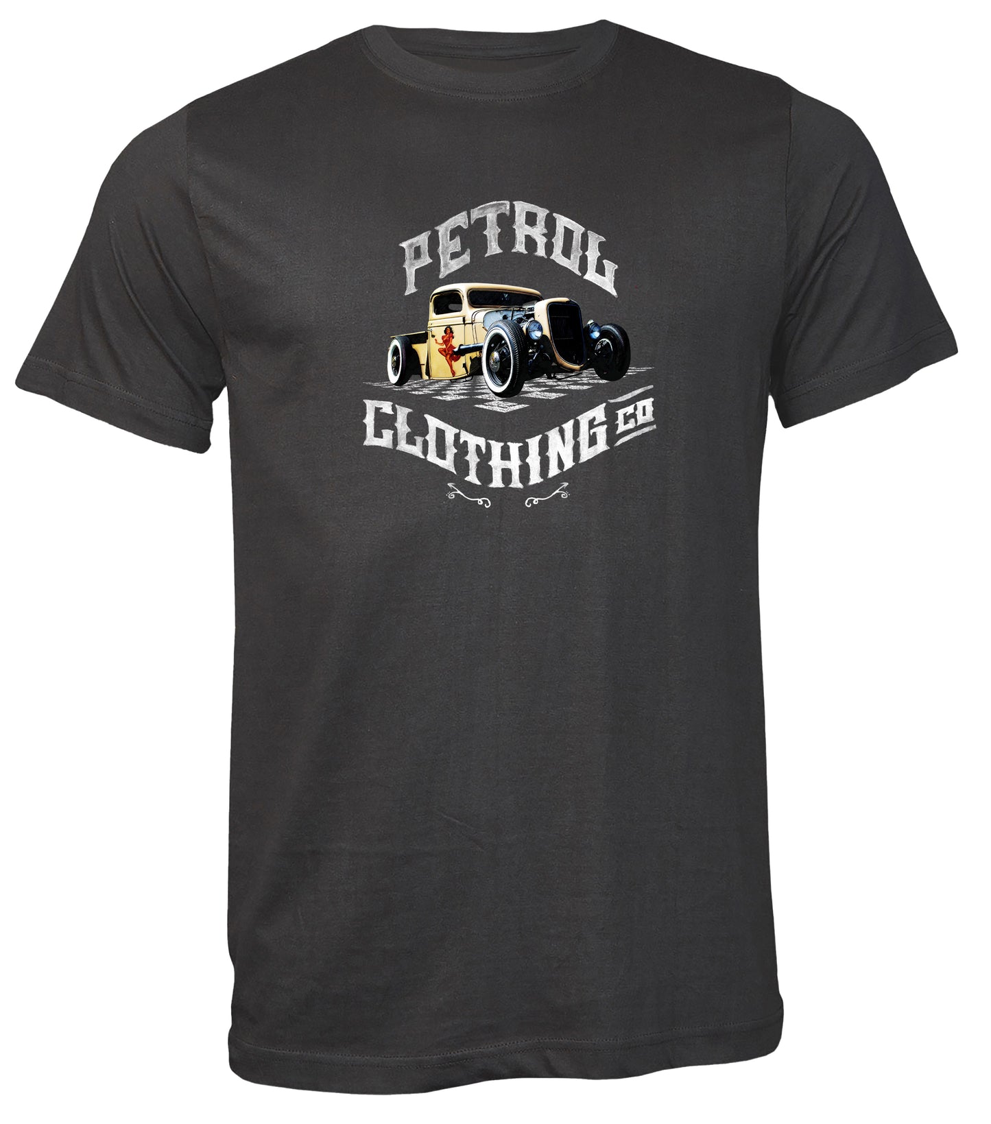 Rat Rod & Pinup Charcoal T - Shirt