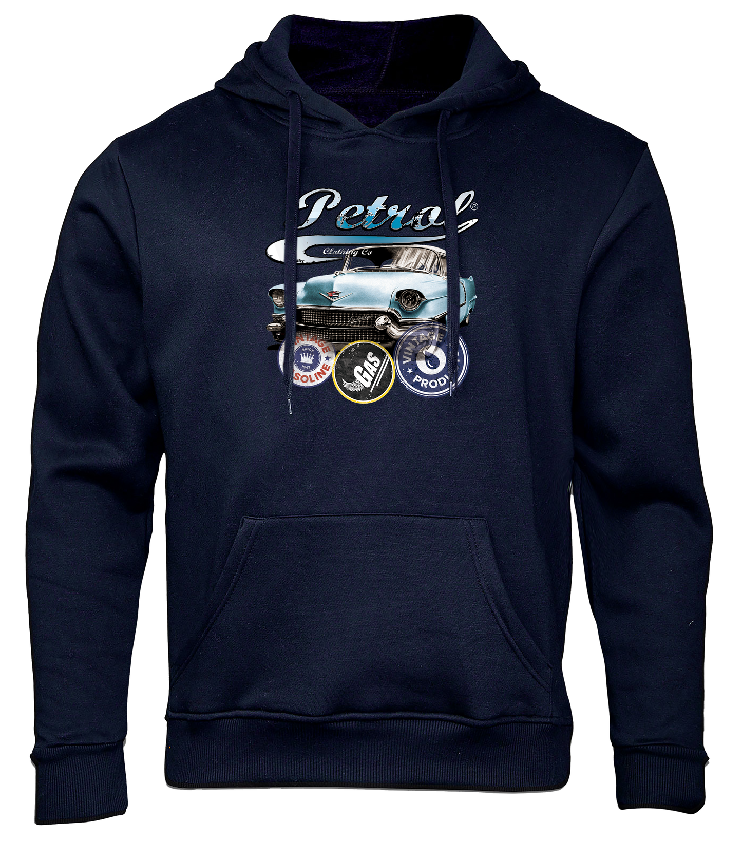 HOODIE:  Blue Cadillac   Navy