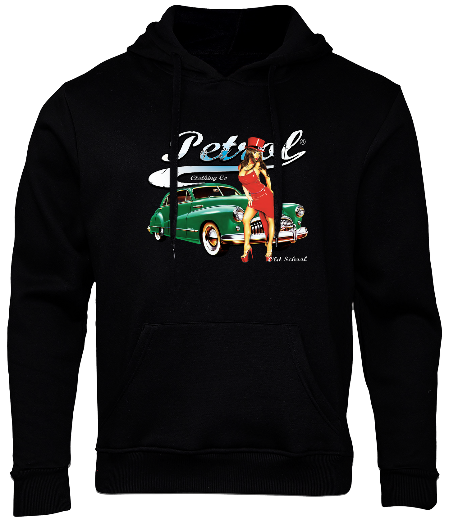 HOODIE:  Buick & Pinup      Black