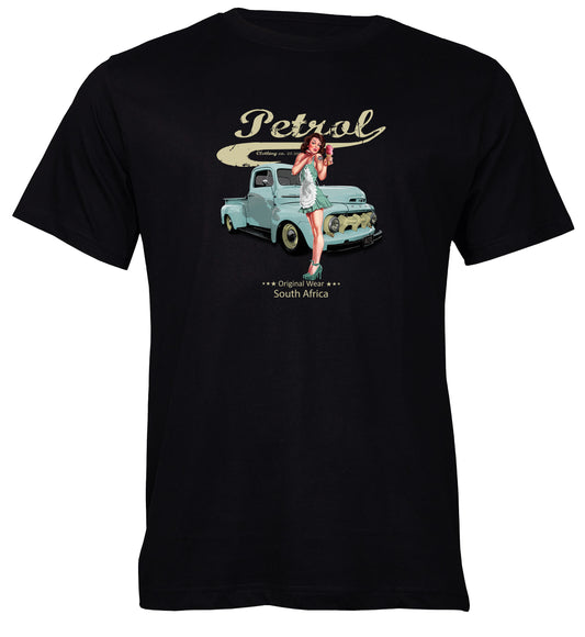 Ford  & Pinup    Black    T - Shirt (Copy)