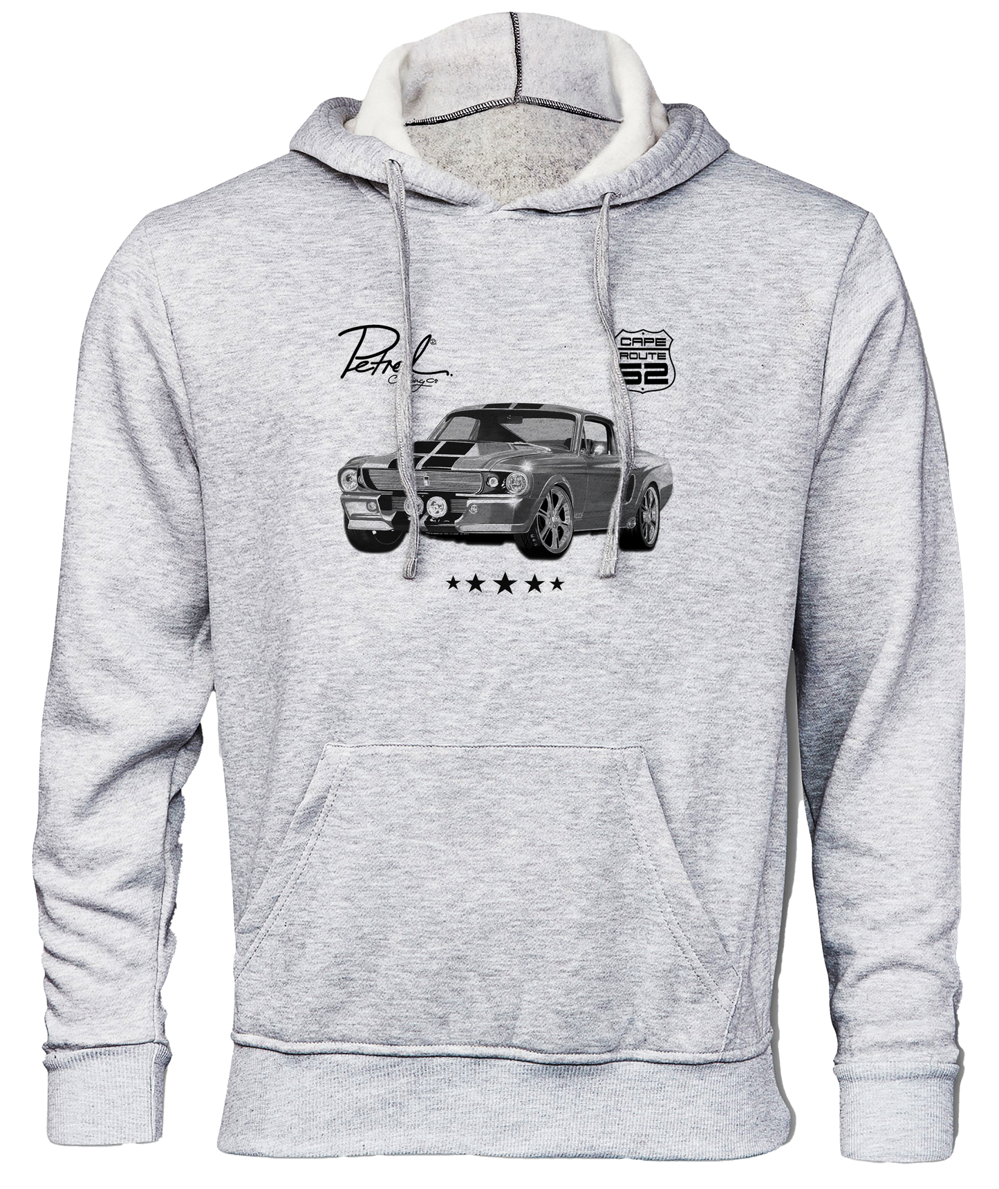 HOODIE Mustang Route 62 Melange Grey