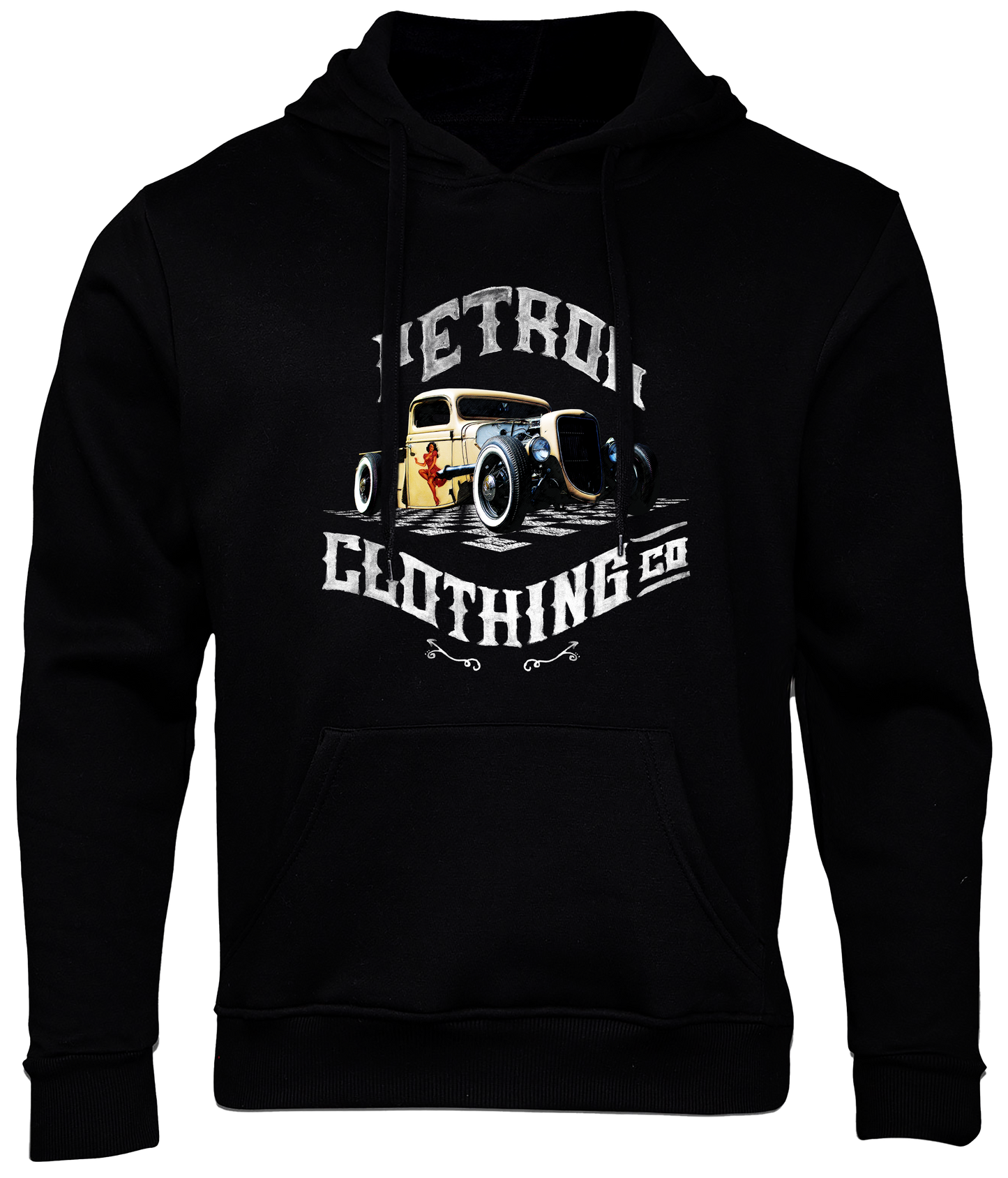 HOODIE: Rat Rod    Black